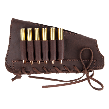 Picture of Leather Rifle Cartridge Carrier LEOPARD