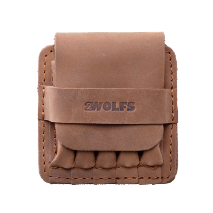 Picture of Leather Rifle Cartridge Wallet COYOTE