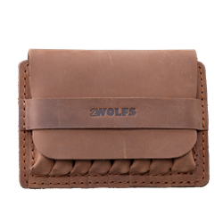 Picture of Leather Rifle Cartridge Wallet WOLF
