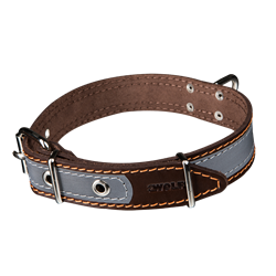 Picture of Reflective Dog Collar NATURE with a swivel