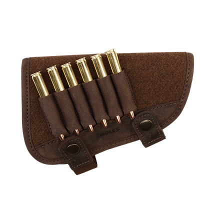 Picture of Leather Rifle Cartridge Carrier TIGER